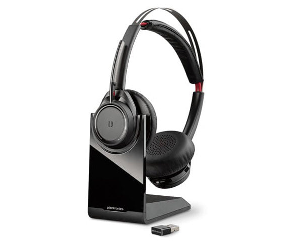 211709-101 - Poly Voyager Focus UC Bluetooth Headset with USB Type-C Adapter