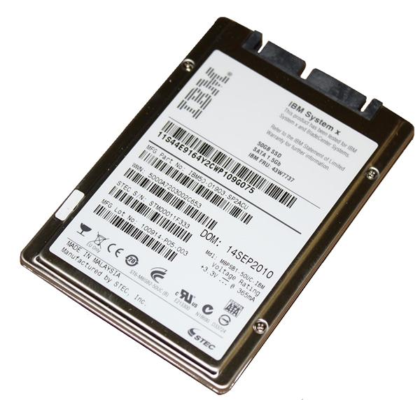 43W7737 - IBM 50GB SATA Non Hot-Swappable 1.8-inch Solid State Drive