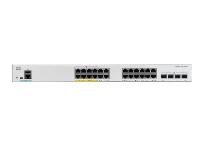 C1000-24FP-4X-L - Cisco Catalyst 1000 24-Port PoE+ 1Gigabit Ethernet Switch
