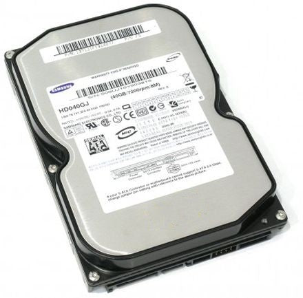 HD040GJ - Samsung 40GB 7.2KRPM SATA 3GB/s 3.5-inch Hard Drive
