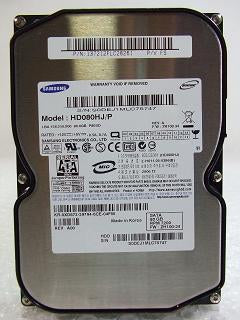 HD080HJP - Samsung 80GB 7.2KRPM SATA II 3.5-inch Hard Drive