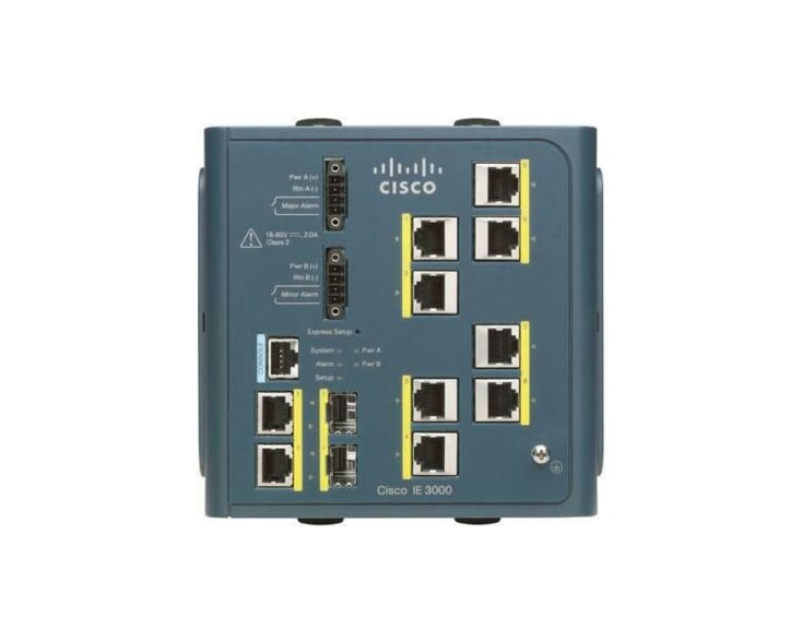 IE-3000-8TC-E - Cisco Industrial 8-Port 10/100Base-TX Layer-2 Managed Fast Ethernet Switch