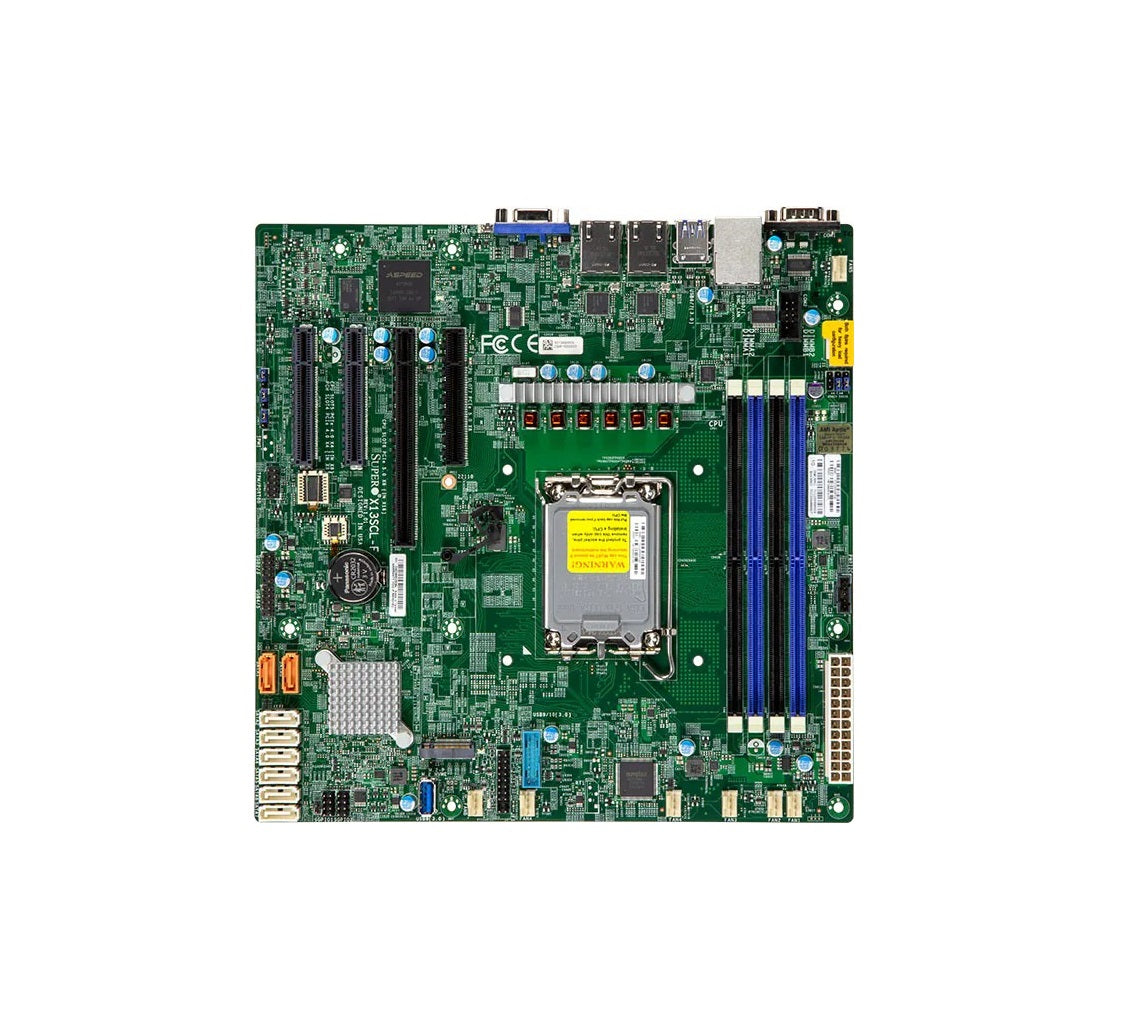 MBD-X13SCL-F-B - Supermicro Xeon E-2400 LGA1700 Micro-ATX Motherboard