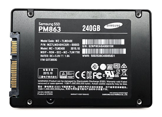 MZ-7KM240E - Samsung SM863 240GB SATA 6GB/s 2.5-inch Solid State Drive