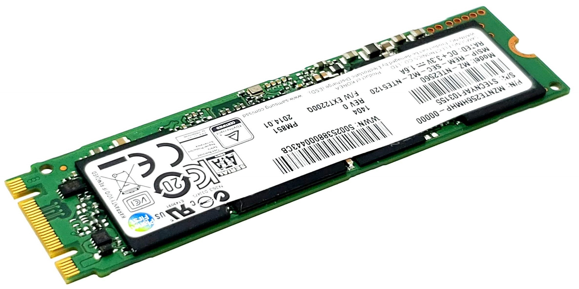 MZNLN512HMJP - Samsung PM871a 512GB TLC SATA 6GB/s M.2 2280 Solid State Drive