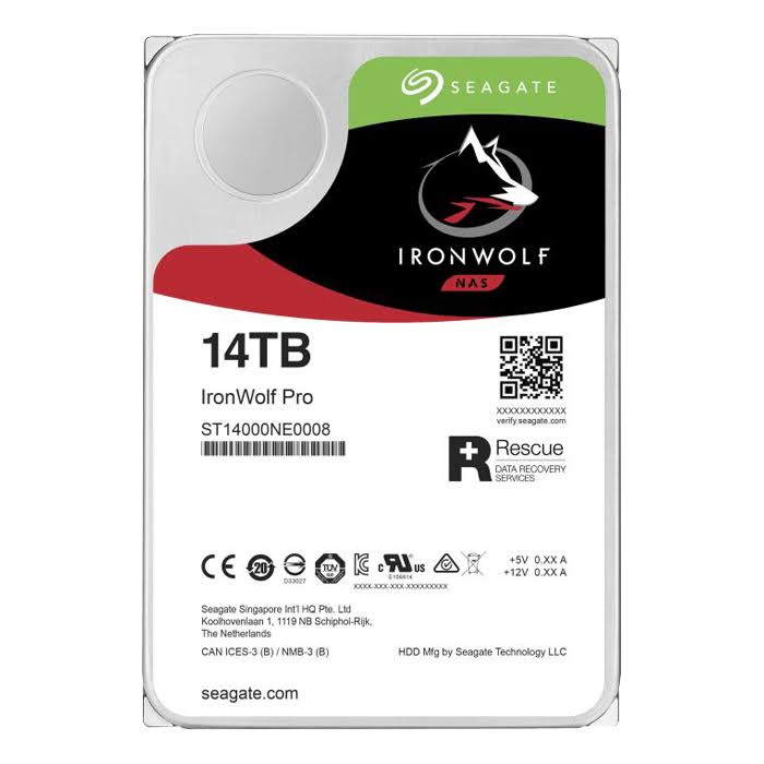 ST14000NE0008 - Seagate NAS 14TB 7200RPM SATA 6G 3.5-inch Hard Drive