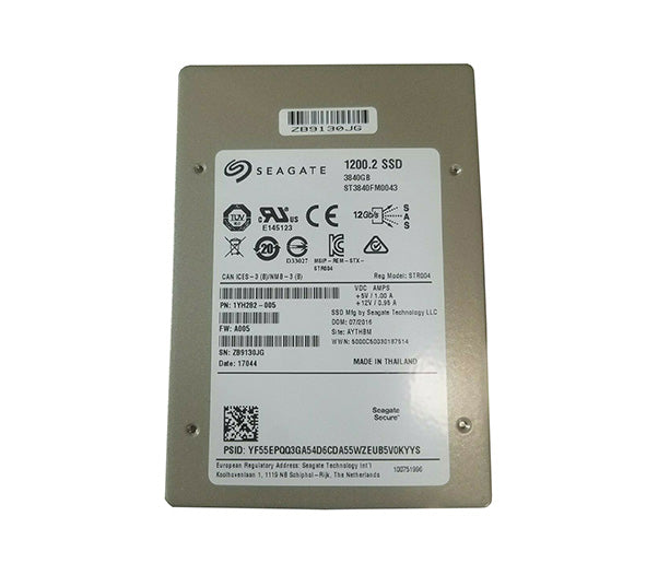 ST3840FM0043 - Seagate 3.84TB eMLC SAS 12GB/s 2.5-inch Solid State Drive
