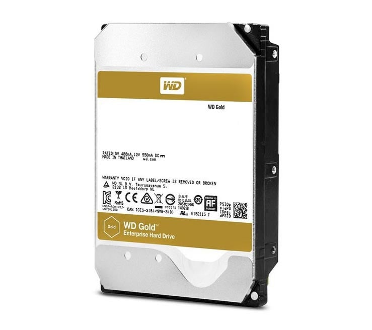 WD181KRYZ - Western Digital Gold 18TB 7200RPM SATA 6G 3.5-inch Hard Drive