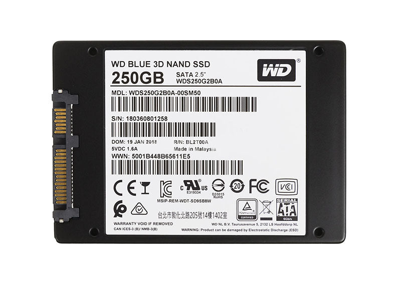 WDS250G2B0A - Western Digital 250GB SATA 6GB/s 2.5-inch Solid State Drive