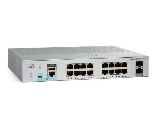 WS-C2960L-16TS-LL - Cisco Catalyst 16-Port with 2x SFP Port Manageable Ethernet Switch