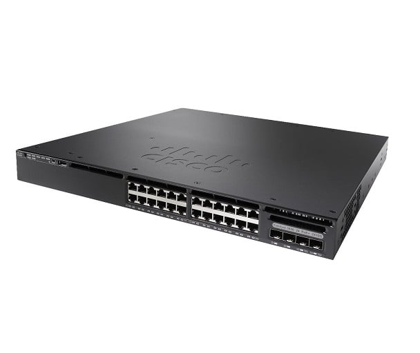 WS-C3650-24PD-L - Cisco Catalyst 3650 Series 24-Port PoE+ 1Gigabit Ethernet Switch