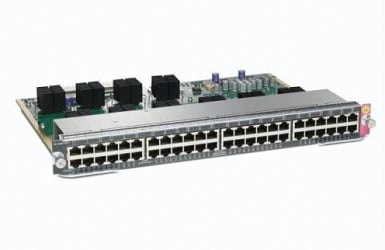 WS-X4648-RJ45V-E - Cisco Catalyst 48-Port 10/100/1000 (PoE) Gigabit Ethernet Line Card